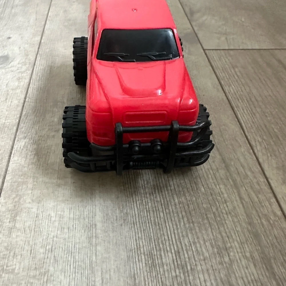 Lakeshore Monster Truck, Friction Flip Car, Red Truck Bundle Kids vehicle toys